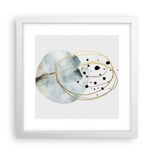 Plagát v bielom ráme - V objatí priestoru - 30x30 cm
