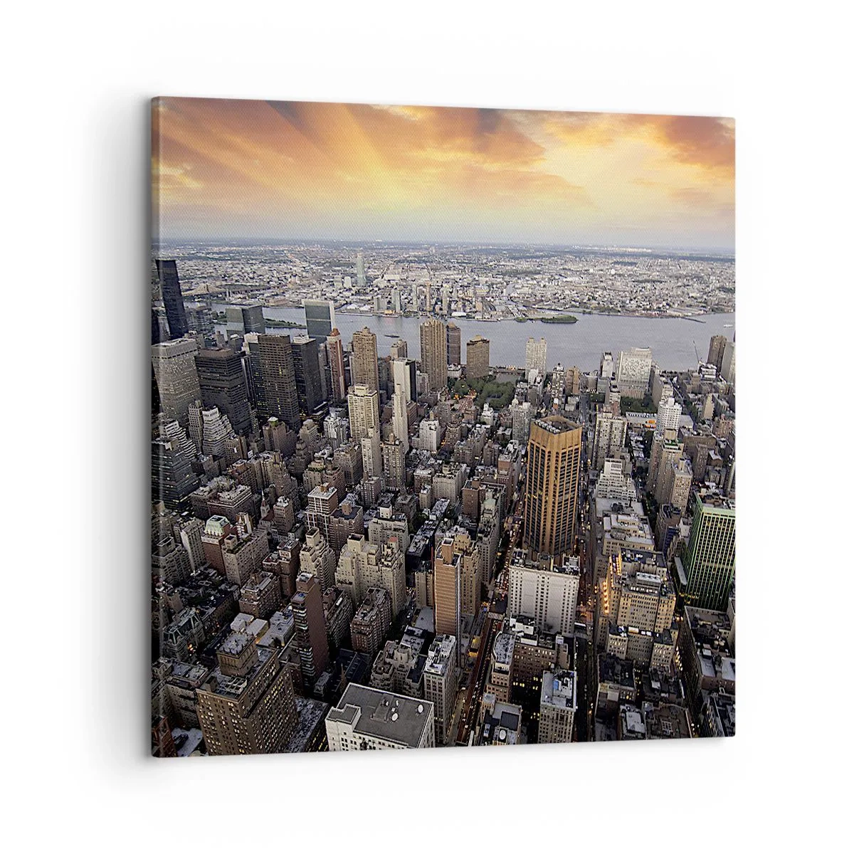 Obraz na plátne - Búšiace srdce našej doby - 60x60 cm