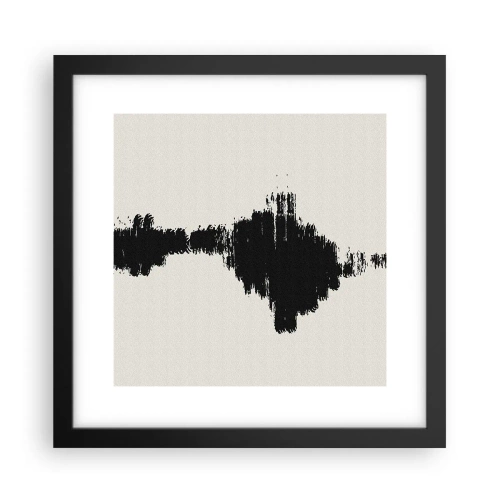 Plagát v čiernom ráme - Vibrácie predstavivosti - 30x30 cm