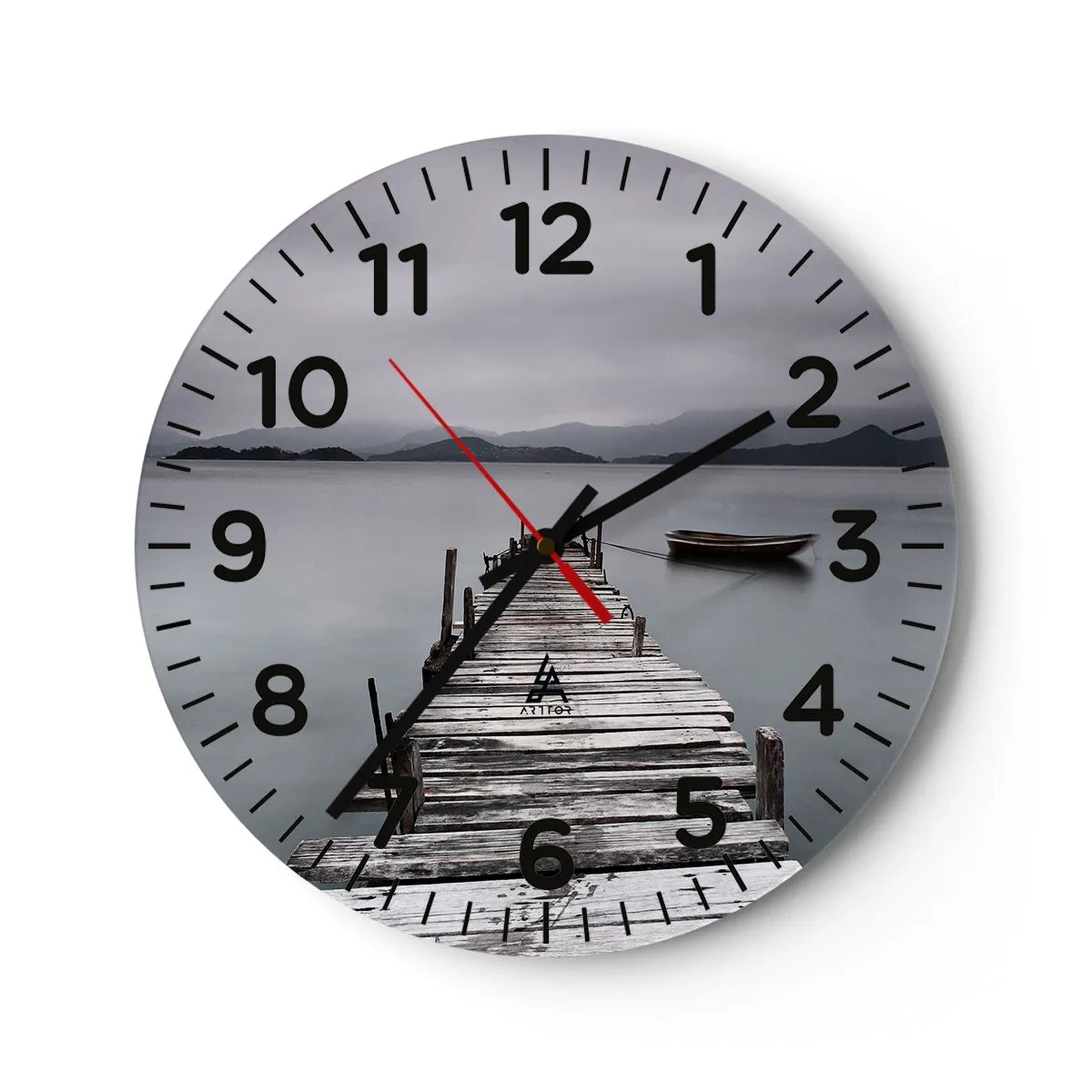 Nástenné hodiny - Zajtra môžeš vyraziť - 40x40 cm