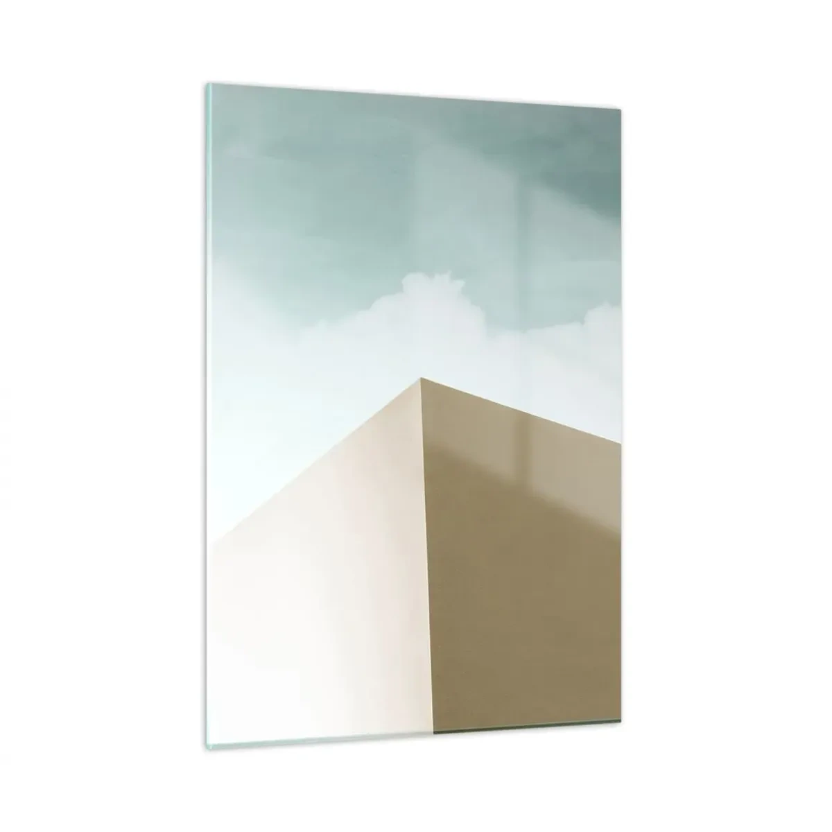 Obraz na skle - Geometria slnečného leta - 50x70 cm