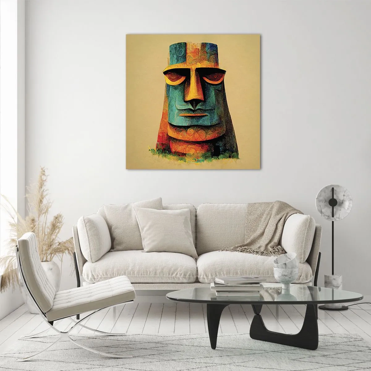 Obraz na skle - Sošný, ale sympatický - 60x60 cm