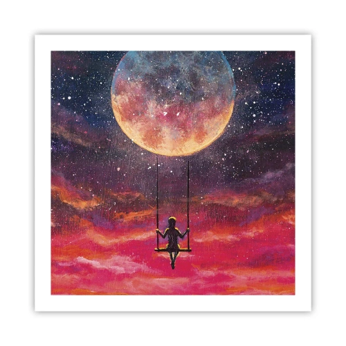 Plagát - Stavať si vzdušné zámky - 60x60 cm