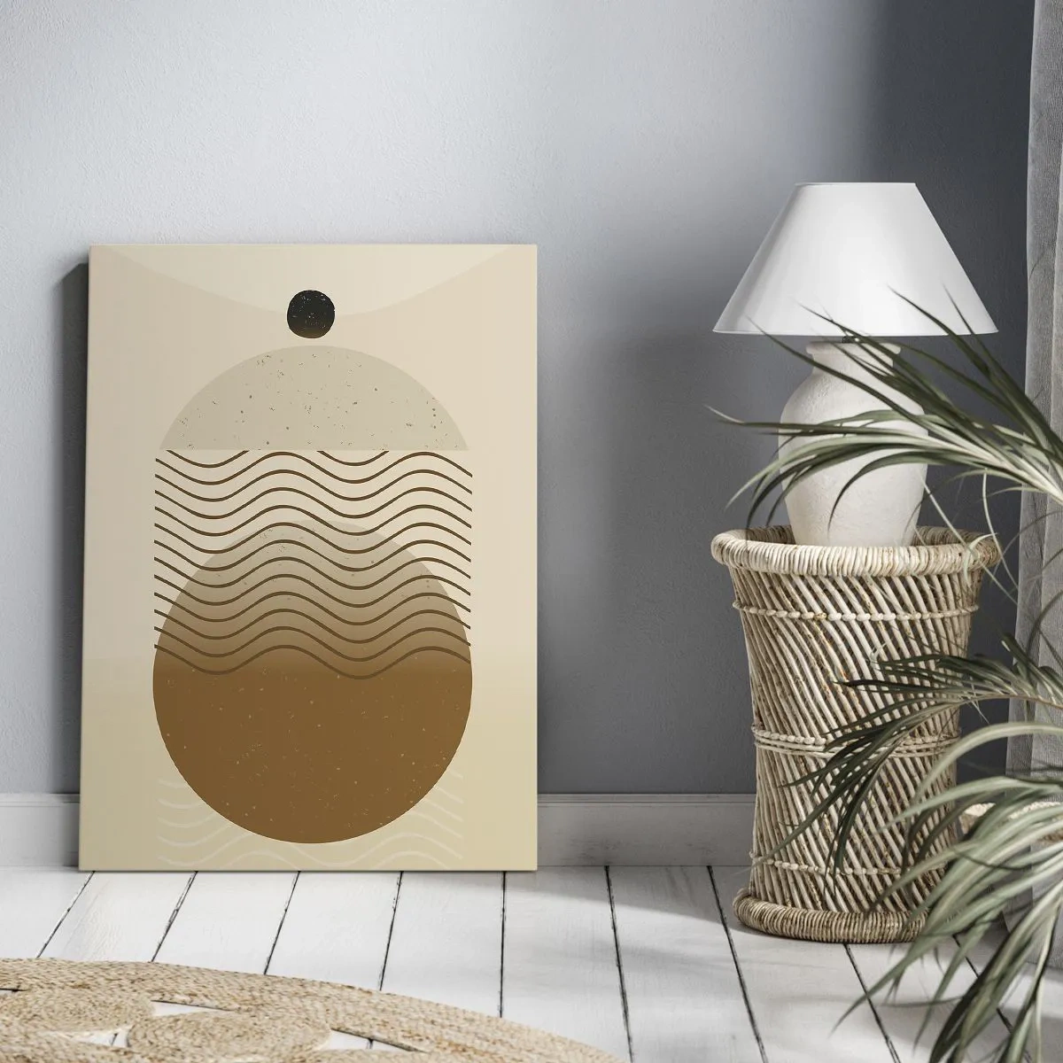 Obraz na plátne - O pôvode geometrických obrazcov - 70x100 cm