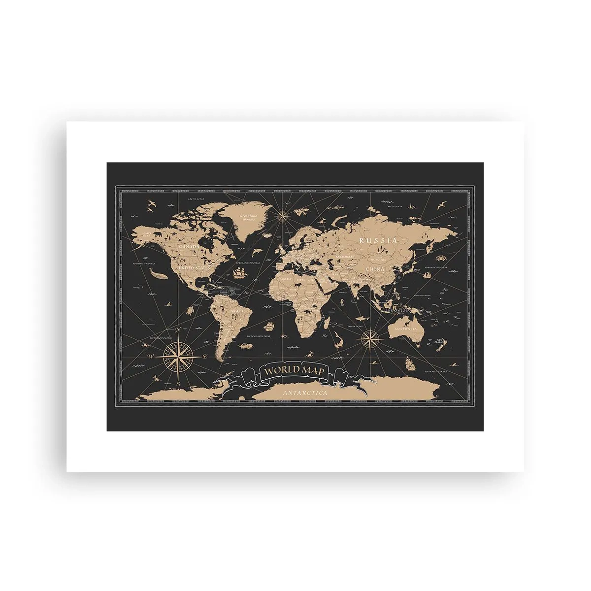 Plagát - Hranice môjho sveta - 40x30 cm