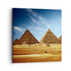 Obraz na plátne - 40 storočí sa na vás pozerá - 30x30 cm