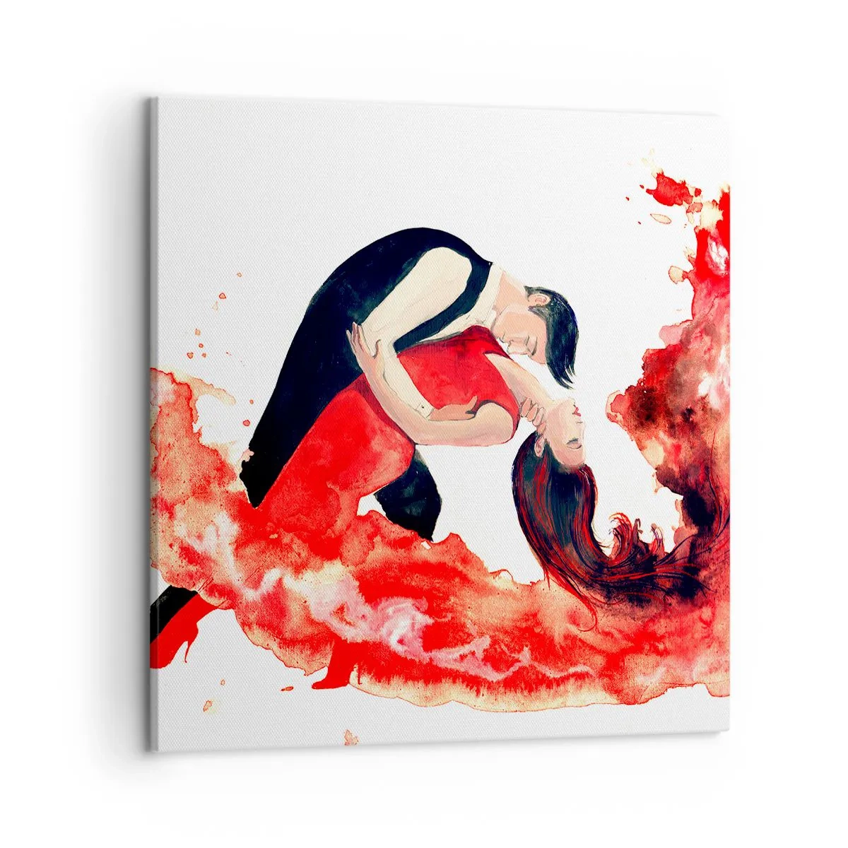 Obraz na plátne - Tango - zmyselná vlna - 50x50 cm