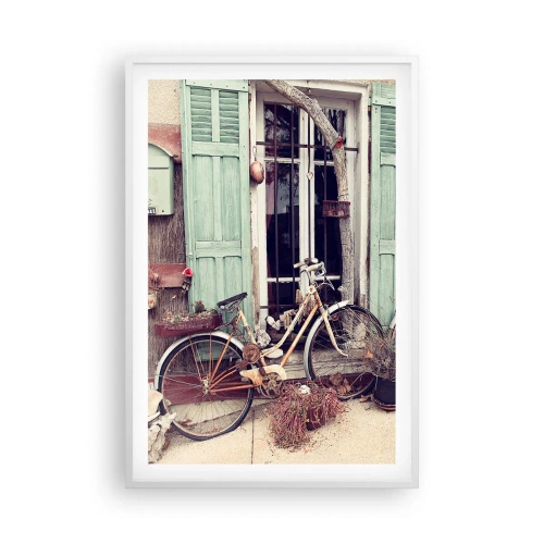 Plagát v bielom ráme - Nech žije provincia - 61x91 cm