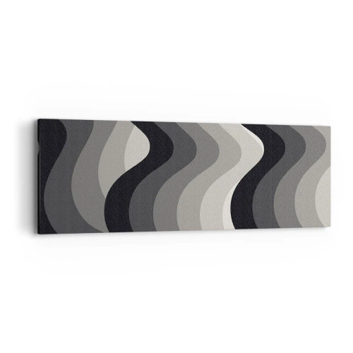 Obraz na plátne - Vlna za vlnou - 90x30 cm