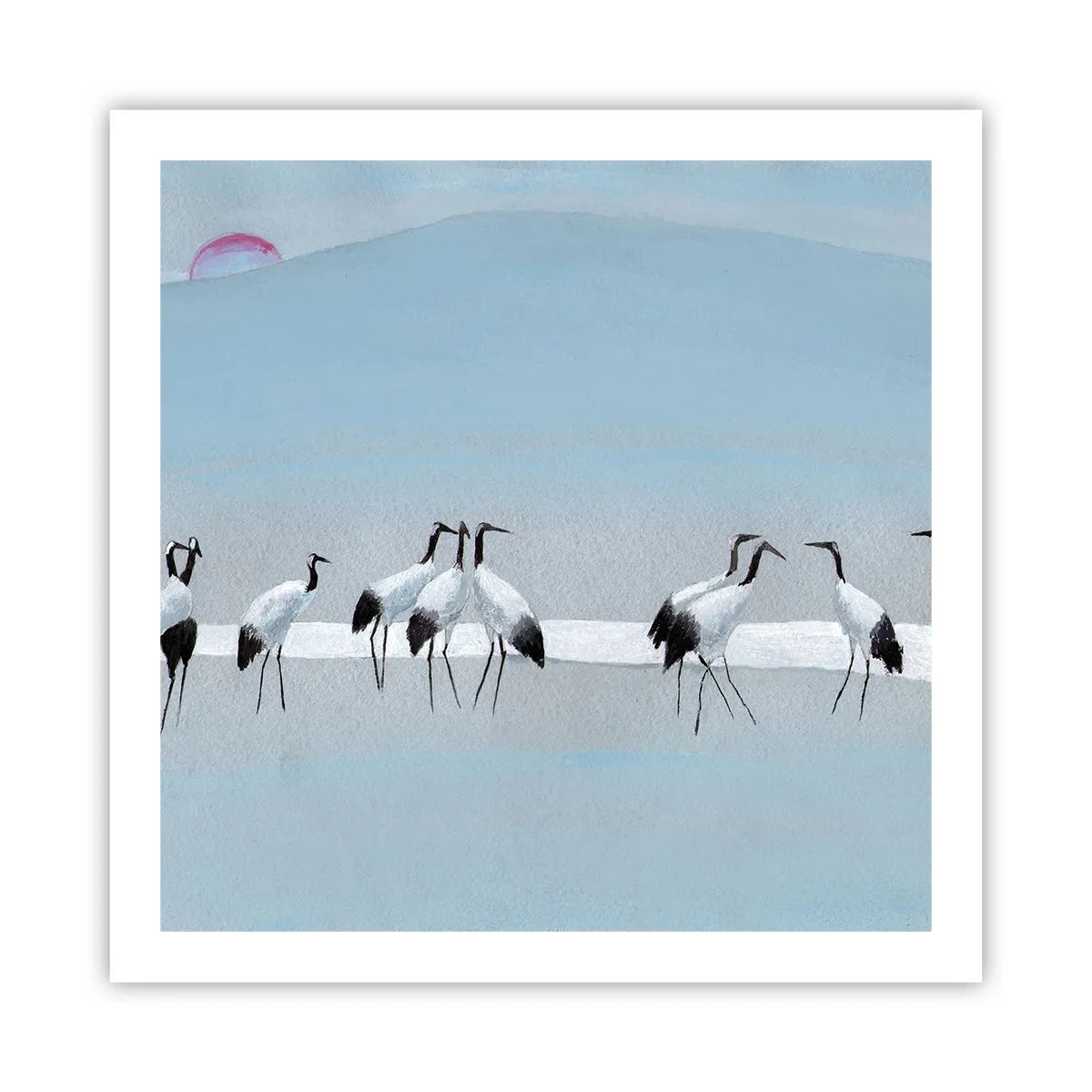 Plagát - Po horúcom dni - 60x60 cm