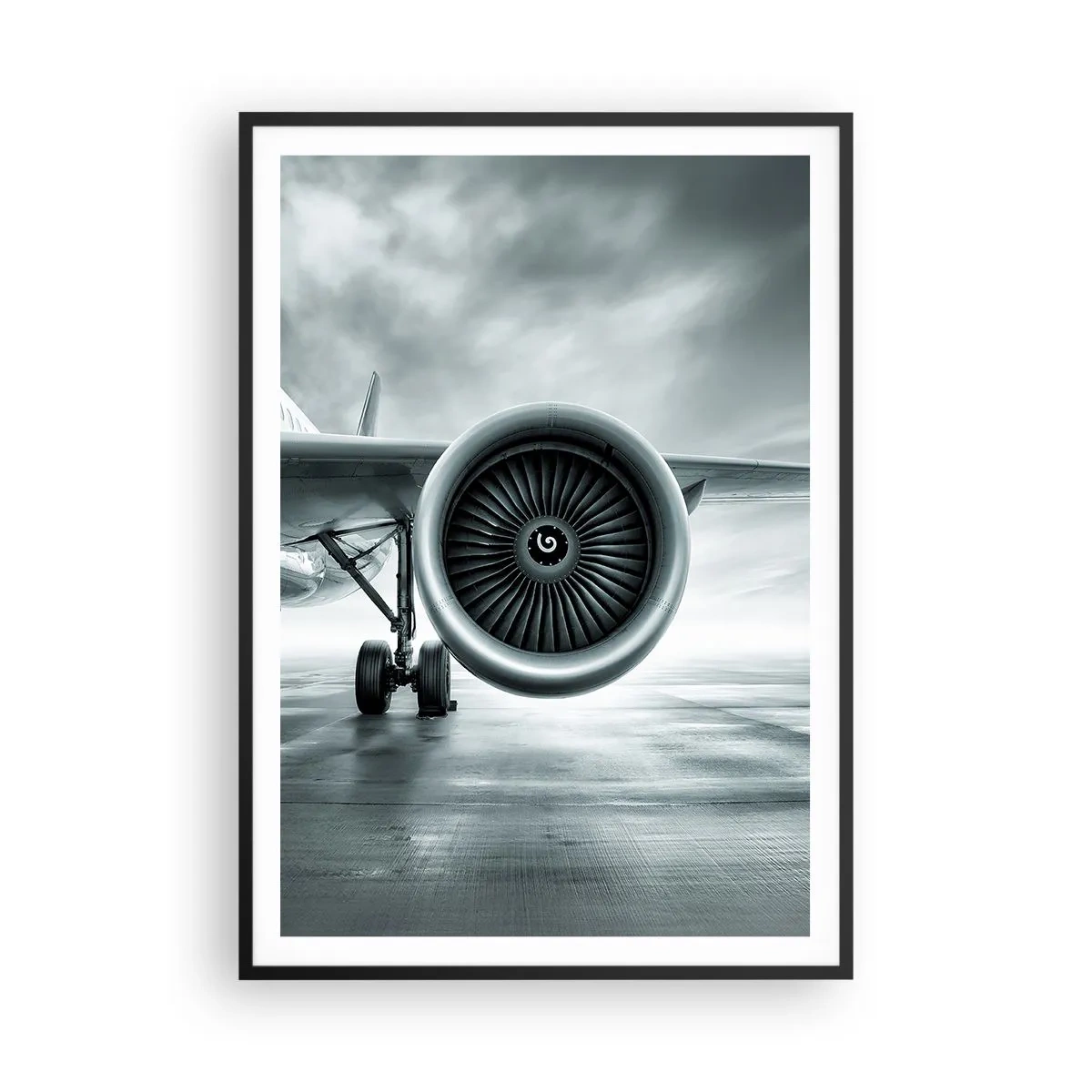 Plagát v čiernom ráme - Toto je sila! - 70x100 cm