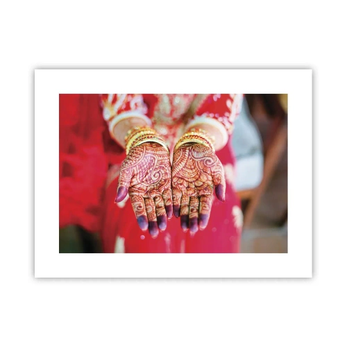 Plagát - Pripravená chytiť šťastie - 40x30 cm