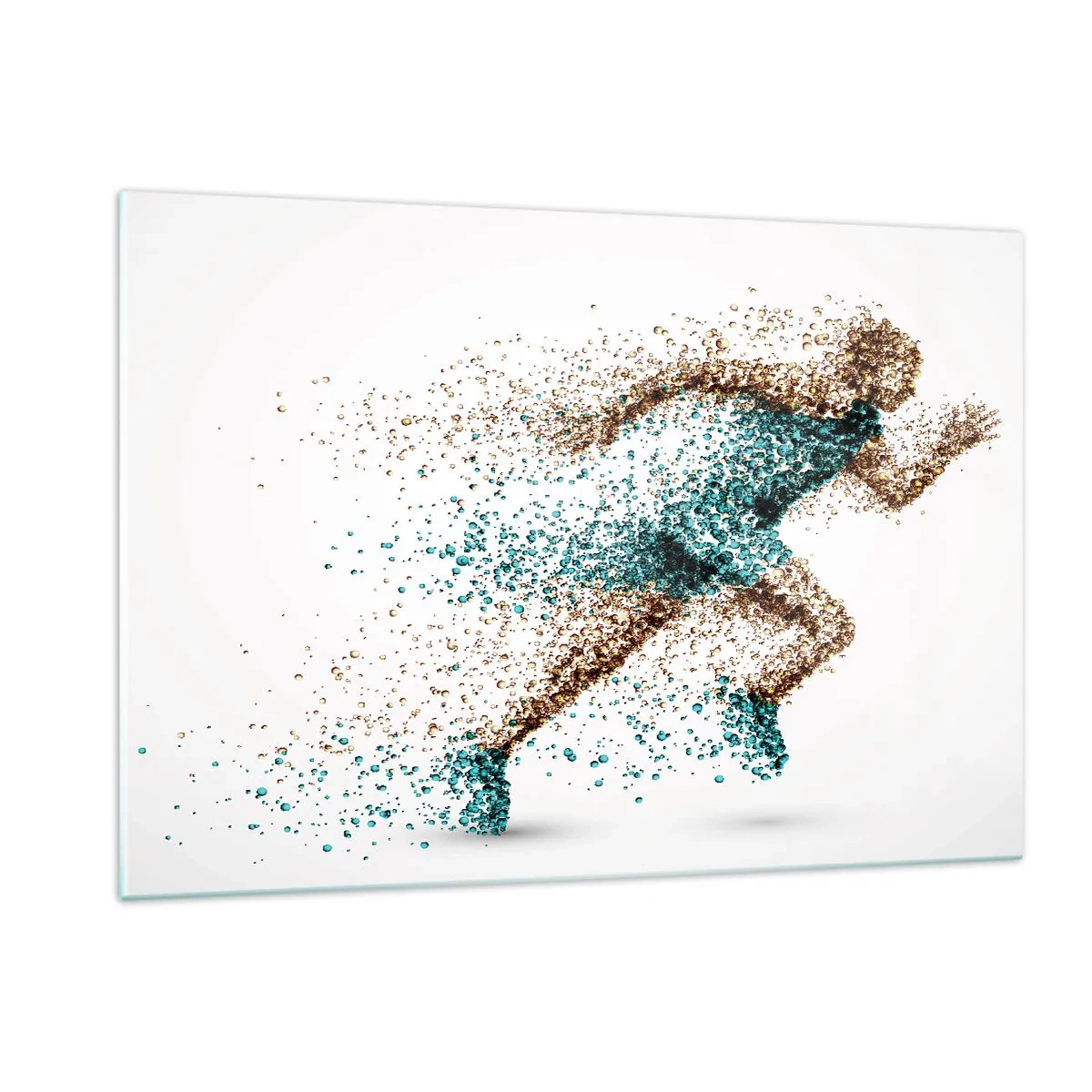 Obraz na skle - Život je beh - 120x80 cm