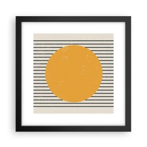Plagát v čiernom ráme - Sila jednoduchosti - 30x30 cm