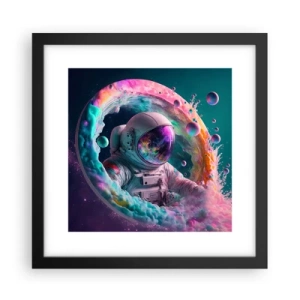 Plagát v čiernom ráme - Hviezdna brána - 30x30 cm