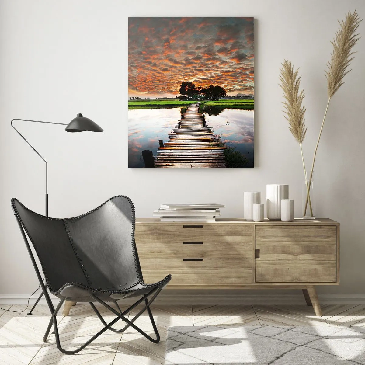 Obraz na skle - Roztiahnite ruky - dýchajte  - 50x70 cm