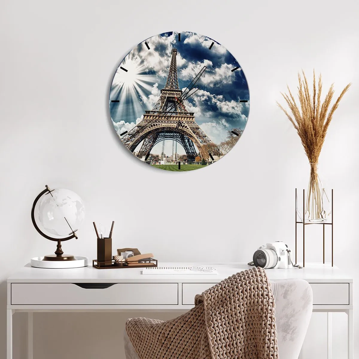 Nástenné hodiny - Jediná taká pod slnkom - 40x40 cm