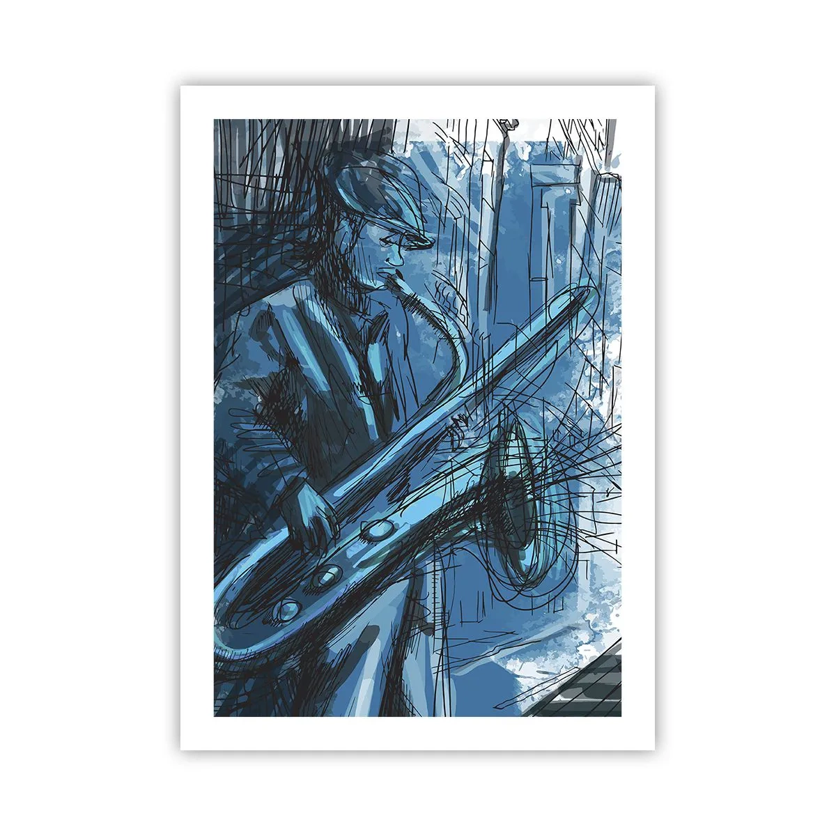 Plagát - Mestská rapsódia - 50x70 cm