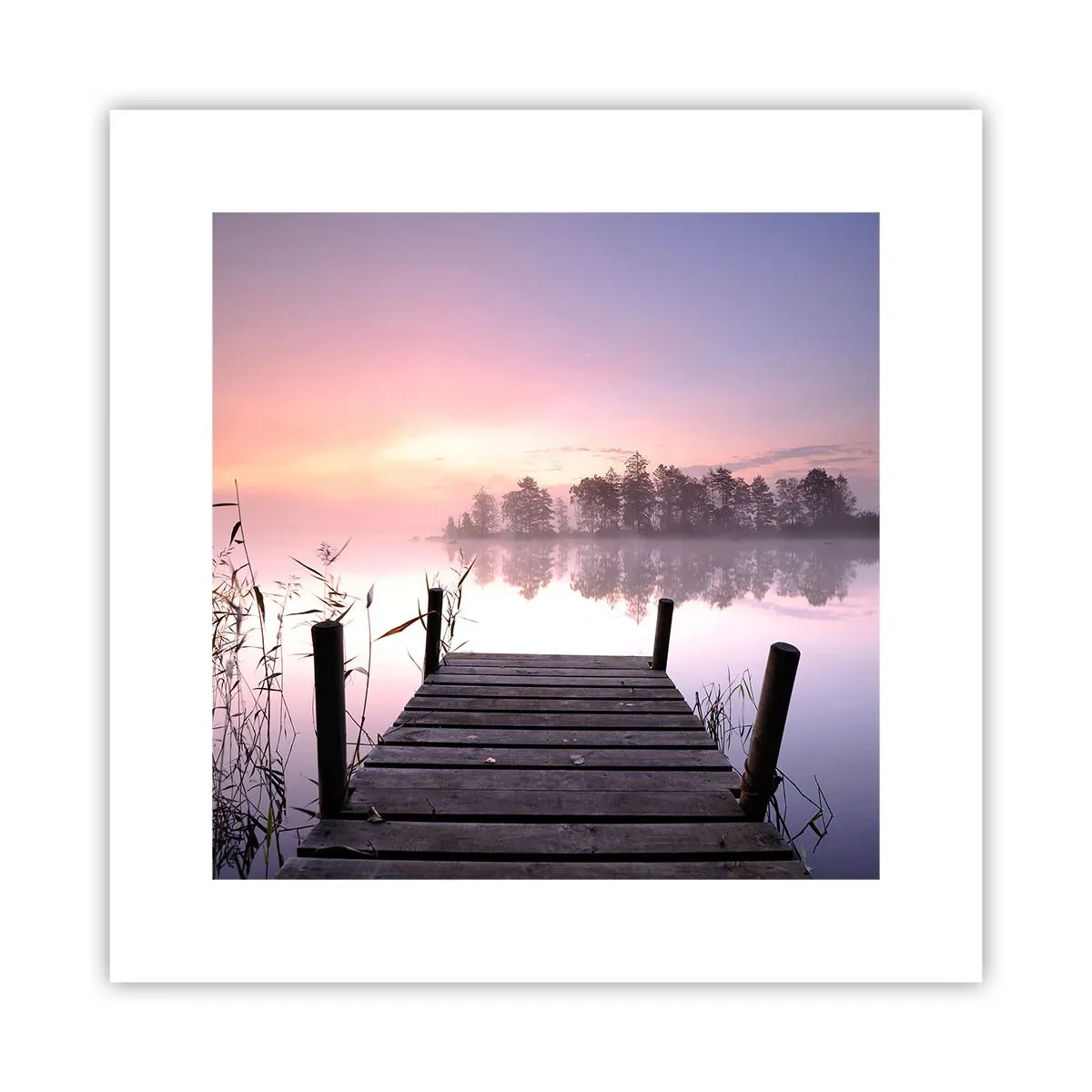 Plagát - Z ľaliovej hmly… - 30x30 cm