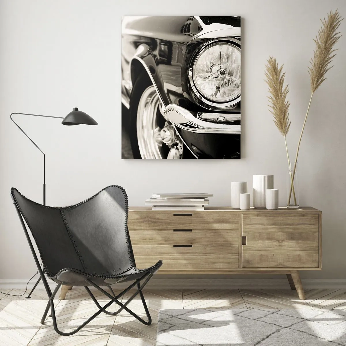 Obraz na skle - Nepominuteľný lesk - 50x70 cm