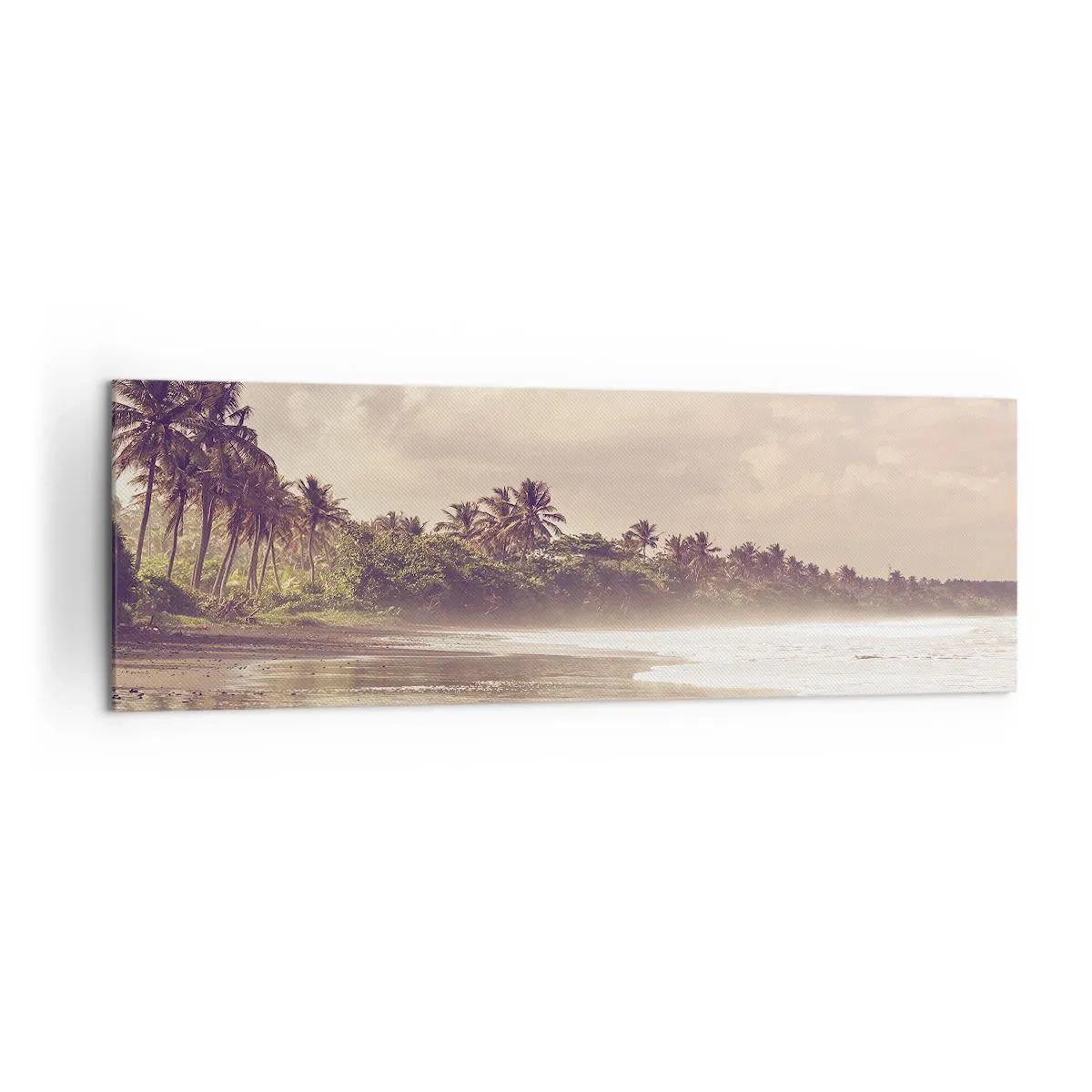 Obraz na plátne - Pohladenie vĺn - 160x50 cm