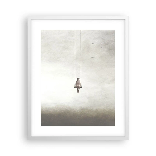 Plagát v bielom ráme - Dieťa v nás - 40x50 cm