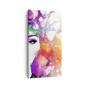 Obraz na plátne - S hlavou v oblakoch - 55x100 cm