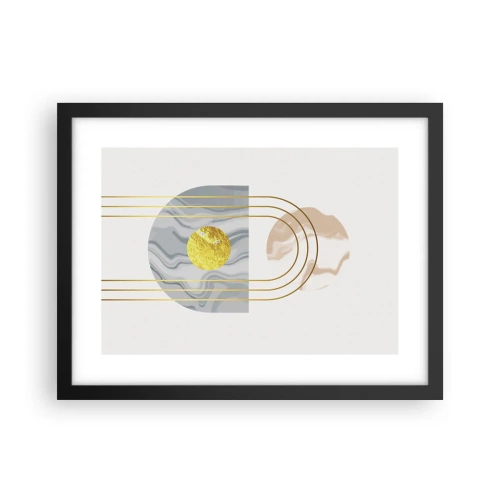 Plagát v čiernom ráme - Jas a žiarivosť - 40x30 cm