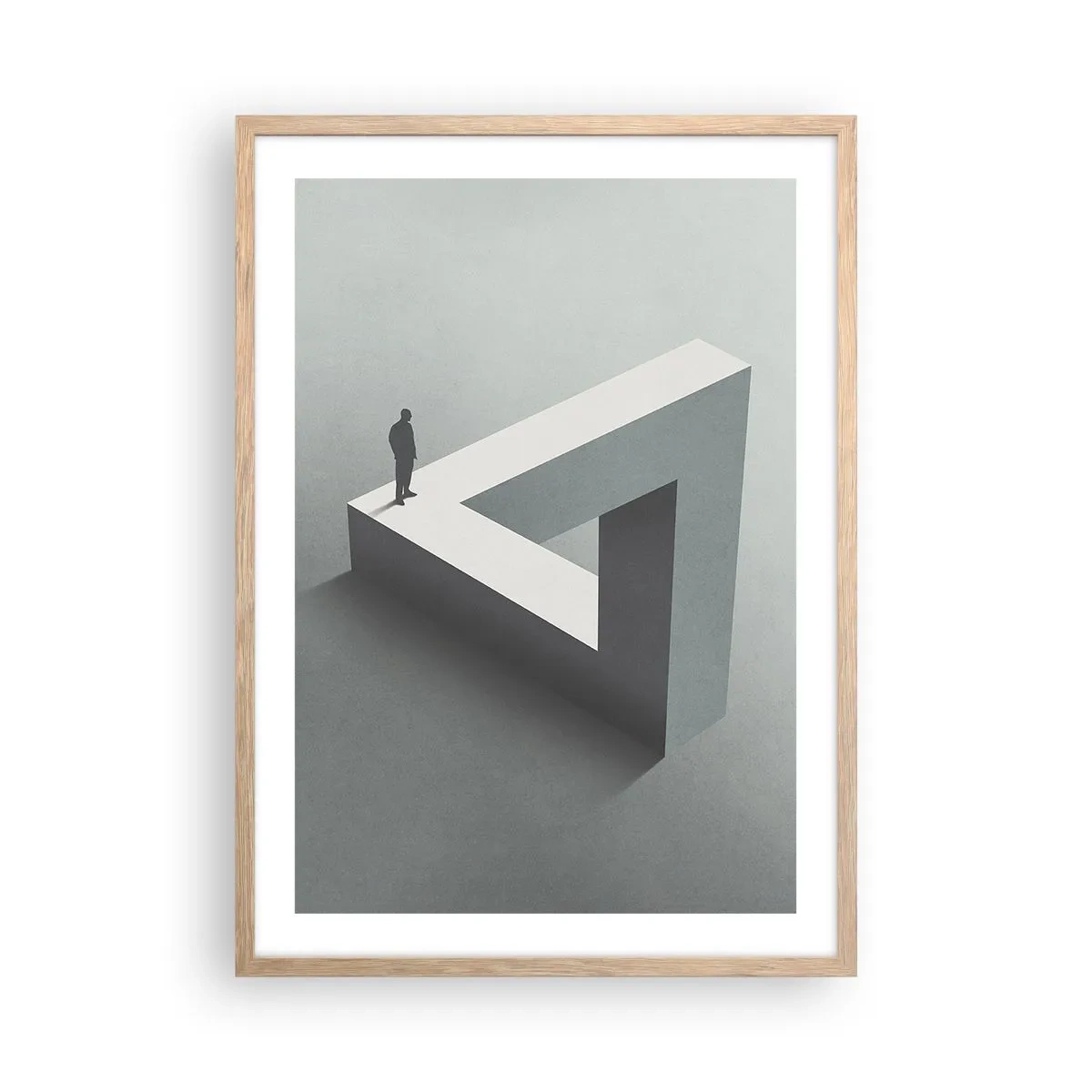 Plagát v ráme zo svetlého duba - A predsa je to možné - 50x70 cm