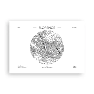 Plagát - Anatómia Florencie - 100x70 cm