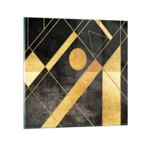 Obraz na skle - Slnko púšte - 70x70 cm