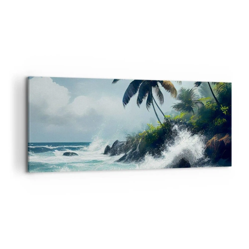 Obraz na plátne - Na tropickom pobreží - 120x50 cm