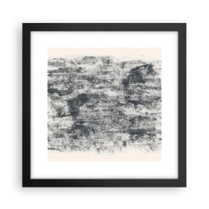 Plagát v čiernom ráme - Hmlistá kompozícia - 30x30 cm