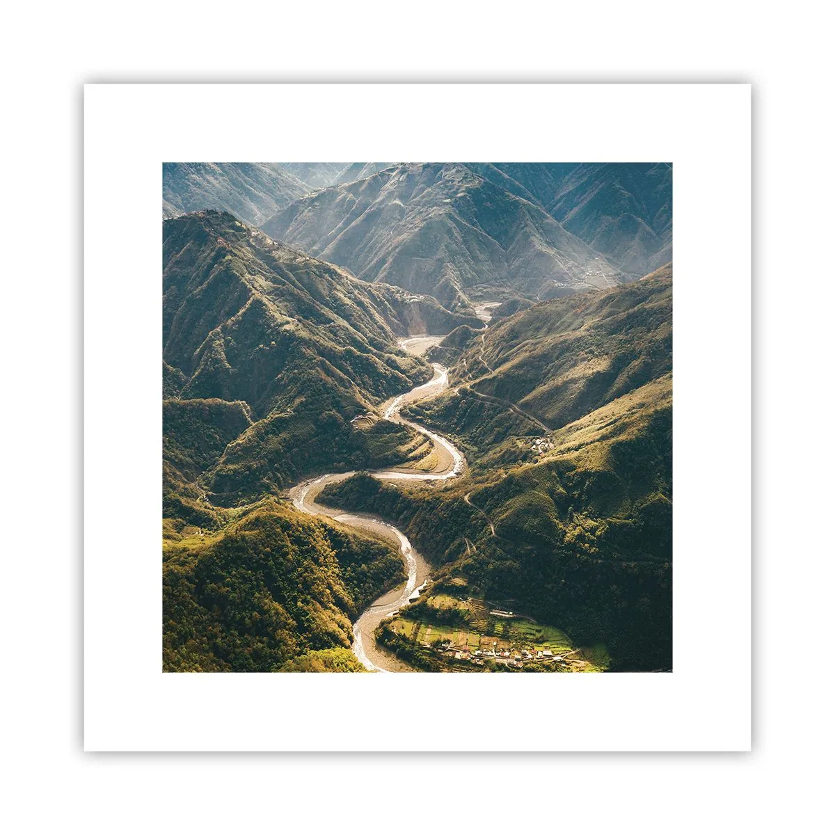 Plagát - Priamo zo srdca hôr - 30x30 cm