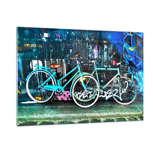 Obraz na skle - Mesto volá - 120x80 cm