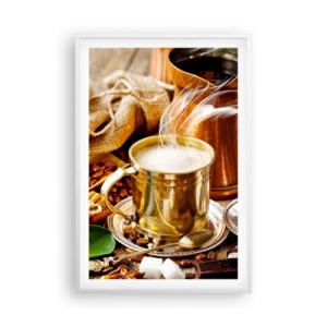 Plagát v bielom ráme - Pekný deň prajem! - 61x91 cm