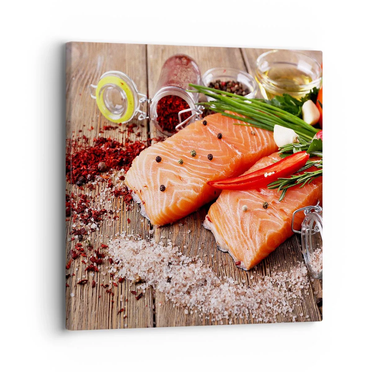 Obraz na plátne - Nórske dobrodružstvo v kuchyni - 30x30 cm