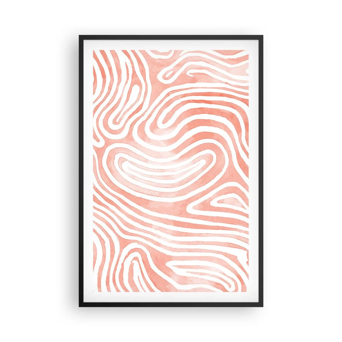 Plagát v čiernom ráme - V koralovom labyrinte - 61x91 cm