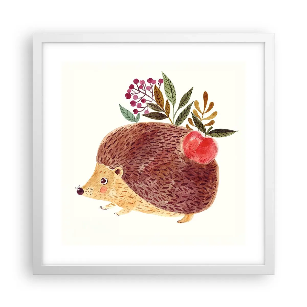 Plagát v bielom ráme - A už ma máš rád - 40x40 cm