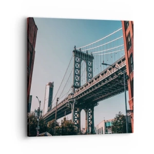 Obraz na plátne - Nad vlnami mesta - 30x30 cm