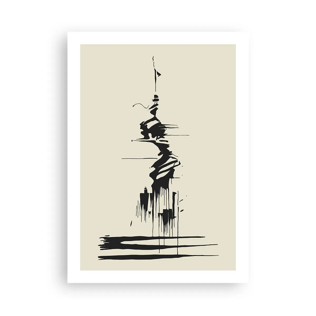 Plagát - Rýchla abstrakcia - 50x70 cm