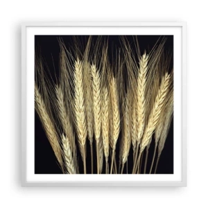 Plagát v bielom ráme - Rustikálna mágia - 60x60 cm