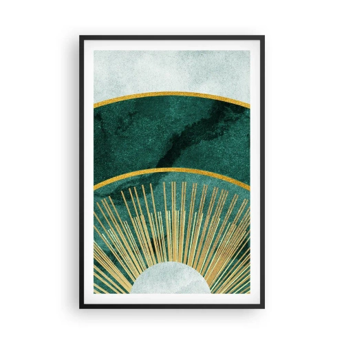 Plagát v čiernom ráme - Iná slnečná sústava - 61x91 cm
