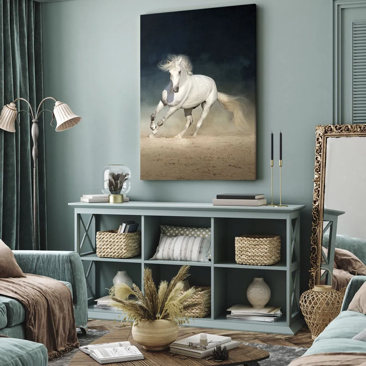 Obraz na plátne - Sloboda v čistom stave - 55x100 cm