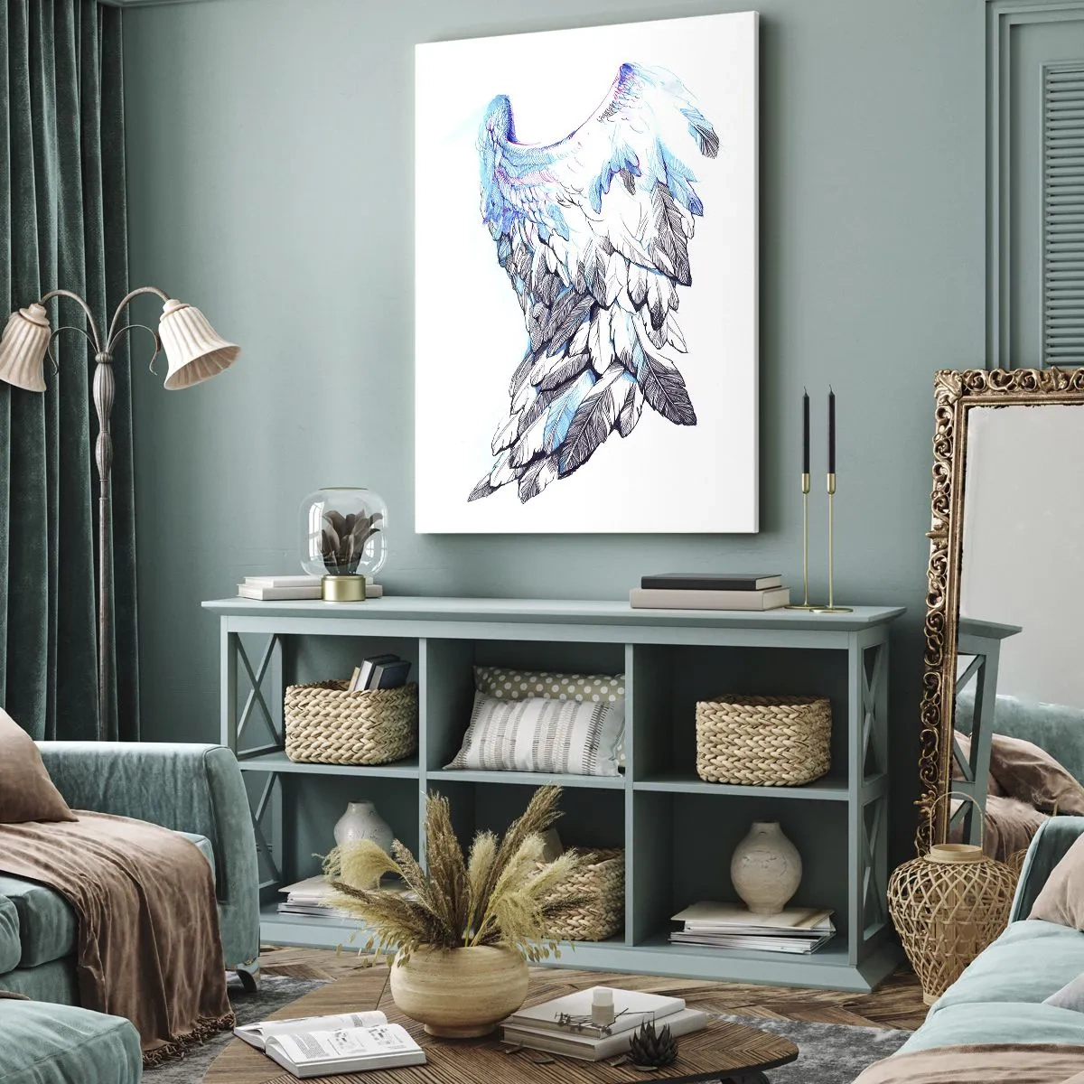 Obraz na plátne - Potrebujem krídla - 55x100 cm