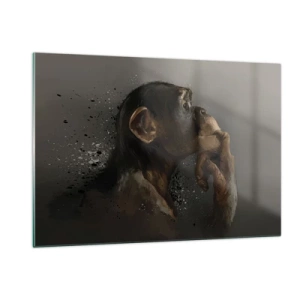Obraz na skle - Určite mysliteľ - 120x80 cm