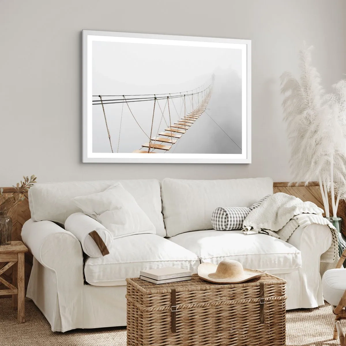 Plagát v bielom ráme - Kam vás zavedie? - 70x50 cm