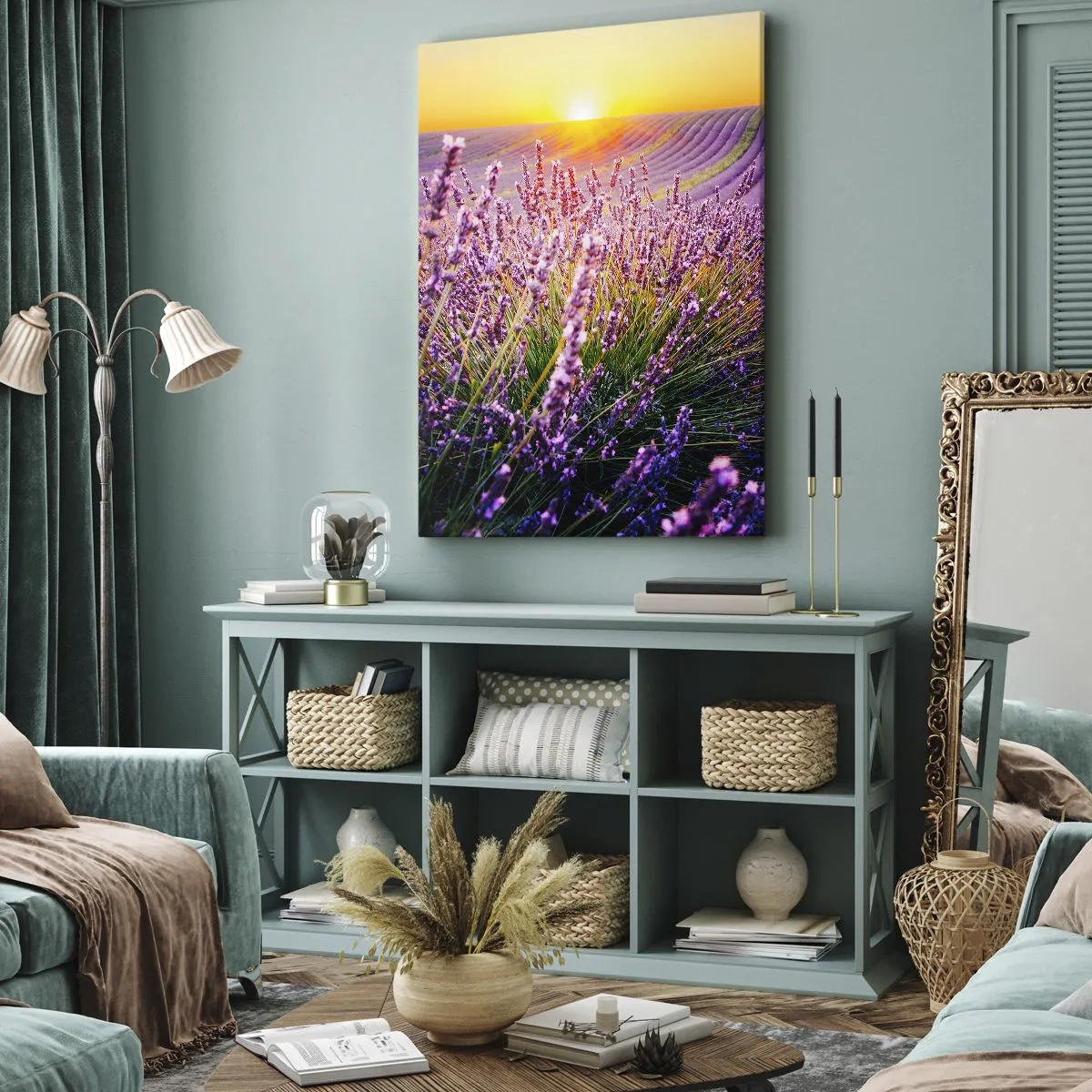 Obraz na plátne - Voňavý lán - 50x70 cm