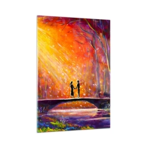Obraz na skle - Nebo ich tiež miluje - 50x70 cm