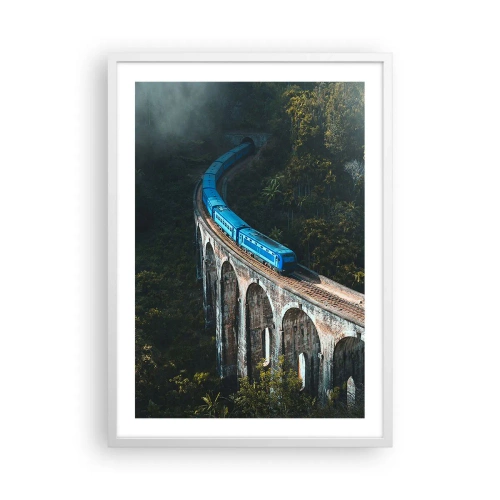 Plagát v bielom ráme - Príťažlivosť prírody - 50x70 cm